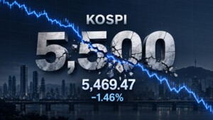 코스피 5500선 붕괴